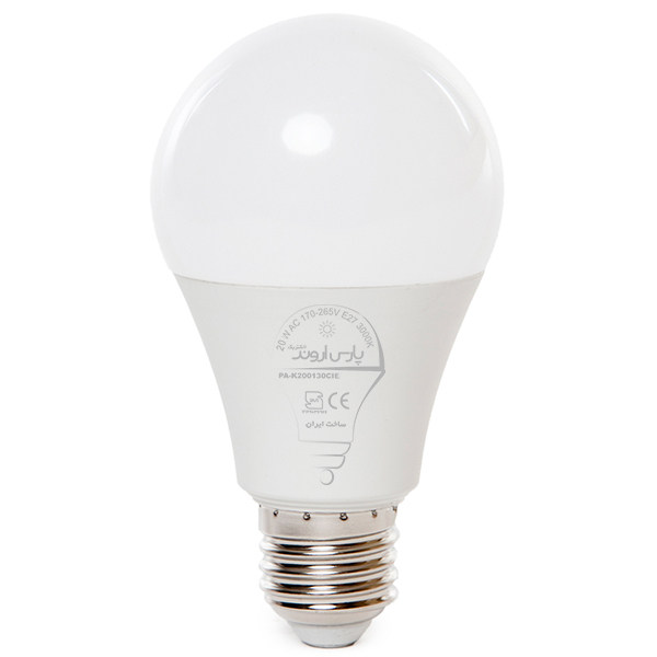 خرید لامپ ال ای دی حبابی 20 وات پارس اروند الکتریک
